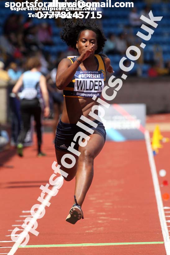 Womens triple jump, World Championship Team Trials, Alexander Stadium, Birmingham